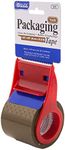 BAZIC 1.88" X 800" Tan Packing Tape w/Dispenser