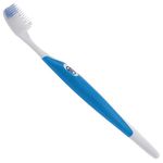 Sili Sensi-Brush - Silicone Toothbrush for Valplast Partials & Flexible Dentures (Blue)