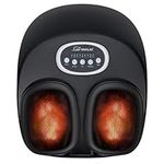 Snailax Shiatsu Foot Massager with Heat, Compression, Vibration, Deep Kneading Foot Massager, Electric Feet Massager for Neuropathy Pain,Gifts for Women,Men