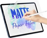 [2 Pack] Screen Protector Paper Effect for iPad Pro 11 & iPad Air 5th 4th Generation 10.9 Inch,Write and Draw Like on Paper,Matte Anti Glare Blue Light Filter iPad Film,Bubble-Free,Anti-Scratch