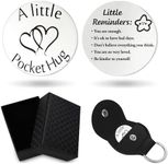 Yiflin Unique Gifts for Women,Men,Friend,Family - Birthday, Christmas, Valentine's Day Gifts - Pocket Hug Token with Keychain, An Inspirational Reminder, Small