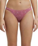 Jockey Women's Cotton Bikini (Pack of 1) (SS02_Ruby Print_Medium_Ruby Print_M)