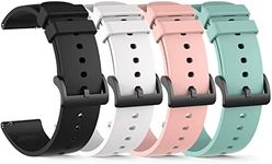 Intended for WZWNEER/MVEFOIT/TOZDTO/Wwzzey/DXPICR Smart Watch Bands 1.7" Soft Silicone Replacement Wrist Strap for WZWNEER/MVEFOIT/TOZDTO/Wwzzey/DXPICR 1.7" Watch Band Bracelet (4 Pack B)