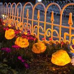 Solar Rock Lights Outdoor,4 Pack Fa