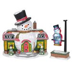 Department 56 North Pole Village Snowy's Diner Building 6005429 New