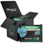 Surviveware Biodegradable Wet Wipes - 4 Packs of 15 for Post Workouts, Camping, Backpacking and Rinse-free Showers