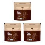 Nourish You Organic Flax Seeds | 450G (Pack Of 3X150 Gm)