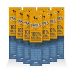 Heads Up For Tails Yakies Vegetarian Natural Chew Bone For All Life Stages - Large Dog- 85G Each - Pack Of 10