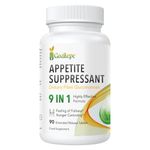 Natural Appetite Suppressant and Fat Burner for Women - High Dose Glucomannan from Konjac Root - with Green Tea Extract, Cayenne Pepper Extract, Vitamins B6 & B12 - Vegan (90 Count (Pack of 1))