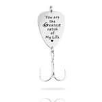 Husband Hubby Boyfriend Gifts - Fishing Lures Hook Mens Gifts Love Fishing Fisherman Gift for Birthday Christmas Anniversary Valentines's Day