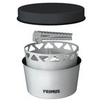 Primus Gas Stove Camping Cooking Set - Essential Stove Set - 1x Camping Pan - 1x Camping Pot 2.3L - 1x Built in Gas Burner - Camping Cooking Equipment - Camping Stove Set - Camping Pan Set Camping Kit