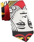 King Of Hearts Tie Funny Playing Card Graphic Necktie