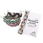 justBe 12 Pack Handmade Braided Woven Friendship Bracelet Camping Party Favor Gifts Individual Package for Girls Boys Teens