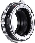 K&F Concept Lens Mount Adapter with Aperture Control Ring, Nikon Nikkor G/F/AI/AIS/D/AF-S Lens to Micro 4/3 M4/3 Camera Lens Adapter, fit Panasonic Lumix Cameras