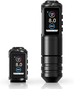 Ambition Ninja Pro Tattoo Machine with Coreless Motor - Rotary Cartridge Tattoo Pen with 2000mAh Power Supply for Professionals and Beginners Tattoo Artists