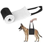 Dog Lifting Sling Soft Dog Support Harness Mobility Aids to Lift Pets Front Rear Legs for Medium Large Senior Dog Weak Legs Surgery Rehabilitation