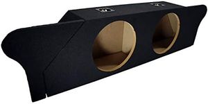 American Sound Connection GM2X12-CAM10-TRNK Compatible with Chevy Camaro LS, LT & SS Model 2010-2015 Custom Fit Dual 12" Subwoofer Enclosure Sub Box