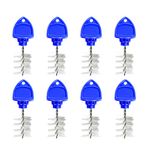 【8 PCS】MRbrew Beer Tap Plug Brush, Beer Faucet Tap Brush Plug for Beer Faucet Draft Beer Tap Cleaning Plug Brush Kit with Beer Faucet Brush Cap for Most Standard American Draft Beer Faucet