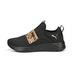 Puma Women's 37696001 Performance Running, Black Team Gold, 5 UK