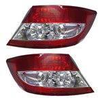 K D Tail light/Back light assembly Compatible for Hondaa City Type- 3 (2003-2006) Right & Left Side (Pair)