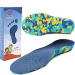 Ailaka Kids Orthotic Cushioning Arch Support Shoe Insoles, Children EVA Foam Inserts for Flat Feet, Plantar Fasciitis