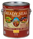 Ready Seal Stain & Sealer for Wood, Outdoor Deck, Fence - All-in-One Exterior Wood Stain and Waterproofing Sealant – Easy to Apply, No Back Brushing Needed, UV Protection - 1 Gallon, Natural Light Oak
