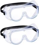 2 Pack Safety Goggles Over Glasses-Perfect for Industrial,Work,Construction,Shooting