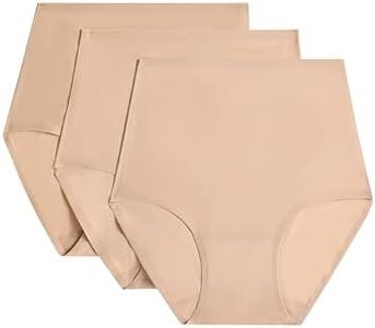 Chantelle Womens 1007 Soft Stretch One Size Seamless Brief (3-Pack) Briefs - Beige - One Size