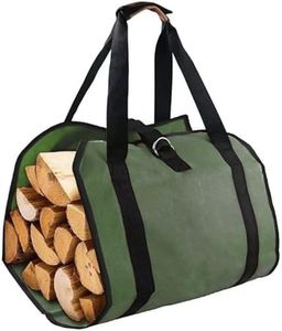 Premium Firewood Bundle for Fireplace, Fire Pit & Camping | 100% Natural Hardwood | Kiln-Dried, Easy to Light & Long Burning | Clean, Eco-Friendly Fire Wood for Indoor & Outdoor Use (1, Dark Green)