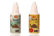 Pet Care International (PCI) Turtle VIT & Turtle Cal Drop for Strong Shell and to Provide Essential Vitamins, Minerals & Calcium of Healthy Turtle Healthcare (Combo) (30ml)