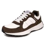 Nautica Men's Casual Lace-Up Fashion Sneakers Oxford Comfortable Walking Shoe, Charcoal Sand-ayden, 8.5