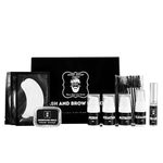 BBC Lash & Brow Lift Kit – Complete 5-Step Professional System | Perm, Fix, Nutrition & Cleanser + Pads & Brushes | 20-Minute Long-Lasting Lift for Lashes & Brows