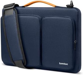 tomtoc Laptop Shoulder Bag for 14-inch MacBook Pro M3/M2/M1 Pro/Max A2918 A2992 A2779 A2442 2023-2021, 13.5-14.4 Surface Laptop 6/5/Studio 2, Surface Book 3, 360 Protective Case Fit Asus VivoBook