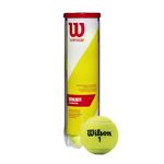 Wilson Tennis Balls, Champ Extra Duty, 4-pack Can, for All Surfaces, Yellow, Wrt110000