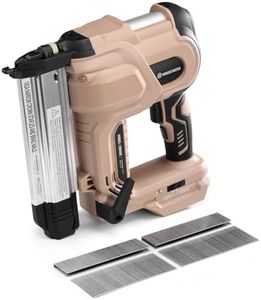Cordless 2-in-1 Nail Gun & Staple Gun for Makita, Driving 2 inches 18GA Brad Nailer with 2000mAh Battery & Charger, Depth Adjustment, 2 Firing Modes, LED Lights, Lightweight Electric Nailer, 400 nails