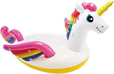 Intex Mega Unicorn Island, White/Rainbow, 4.Mediano