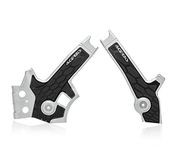 Acerbis - 96+ Suzuki DR650 Frame Guards- X-Grip - Gray/Black (2801931019)