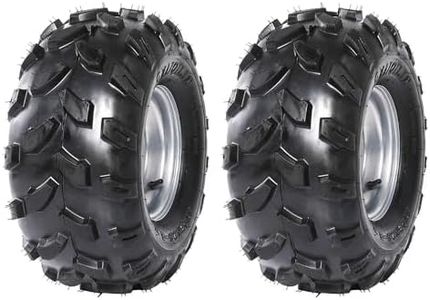 GAOMON 19X7-8 ATV Tires, 4PR All Terrain 19X7-8 TL QD109 ATV UTV Trail Sand Mud Off-Road Tires (Pack of 2, Tubeless)