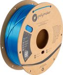 Polymaker Dual Color Silk PLA Filament 1.75mm Blue-Green, Coextrusion Shiny PLA 3D Printer Filament Dichromatic 1kg - Silk Filament 1.75 PLA 2 Colors, Dimensional Accuracy +/- 0.03mm (Caribbean Sea)