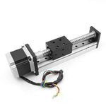 RATTMMOTOR CBX1605 400mm / 15.74" Linear Stage Actuator with Square Linear Slide Rail and 1605 Ballscrew Motorized XY XYZ Linear Stage Table CNC Linear Motion Rail Guide+Nema23 Stepper Motor for CNC