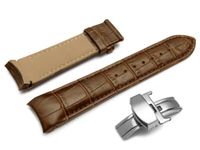 RAYYN TOTTES02 COMPATIBLE FOR TISSOT COUTURIER 1853 & OTHER MODELS WATCHES Genuine Leather Watch Strap (Brown) (22-20 MM)