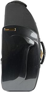 BAM! TREK3021SC New Trekking Case for Alto Saxophone, Black Carbon