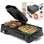 Nutrichef 3-in-1 Grill, Griddle, & 