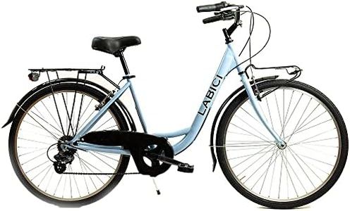 LABICI BIKECONCEPT Venus 6 Velocidades Bicicleta de Ciudad, Unisex Adulto, Aguamarina, 26"