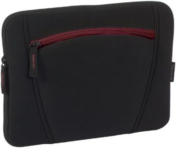 Targus Neoprene Slipskin Peel Netbook Slip Case Designed to Protect Netbooks Black with Burgundy 12 Inch