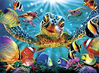 Buffalo Games-Marine Color-Tiny Bubbles-1000 Piece Jigsaw Puzzle