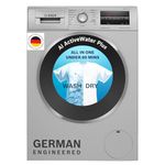 Bosch 9 KG /6 KG Inverter Fully Automatic Front Load Washer Dryer (WNA14408IN, Silver, Inbuilt Heater 1400 RPM)