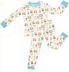 Zip N' Bear Buttery Soft Pajamas for Kids - Styled By Kardashians - Carry On Cubs Pajamas For Boys - Naturally Hypoallergenic and Ultra-Breathable - Age 5/6 Years Multicolor