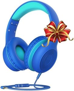 VotYoung Kids Headphones with Microphone for School, Wired Headphones Over Ear with 85/94dB Volume Limit, Girls Boys Headphones for Kids with Sharing Jack, Stereo Headset for iPad/Fire Tablet/Travel
