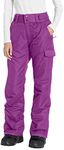 Arctix Women's Snow Sports Insulated Cargo Pants, Plum, Medium/31" Inseam